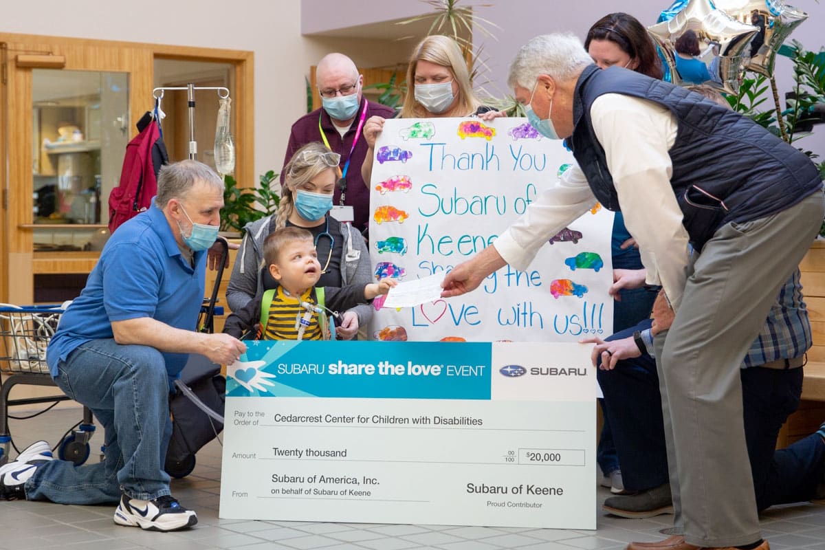Share the Love Campaign Donates 20,000! Cedarcrest