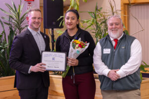 Jay Hayston stands with Hanisi Smith and Kevin Forrest