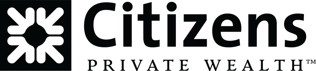 Citizens Private Wealth logo in black text with a circular geometric icon on the left, evoking a sense of forward movement—perfect for those ready to walk & roll toward their financial goals.