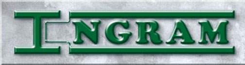 Green INGRAM logo with a large stylized I on a gray stone-textured background, evoking an energetic walk & roll vibe.